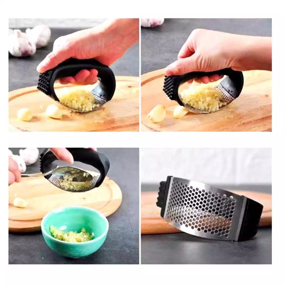 Triturador de Alho Inox - Mōva Decor