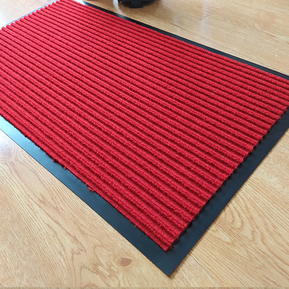 Tapete de Entrada Listrado Antiderrapante Mōva — 80 × 120 cm — composição / escala visual | Mova Decor