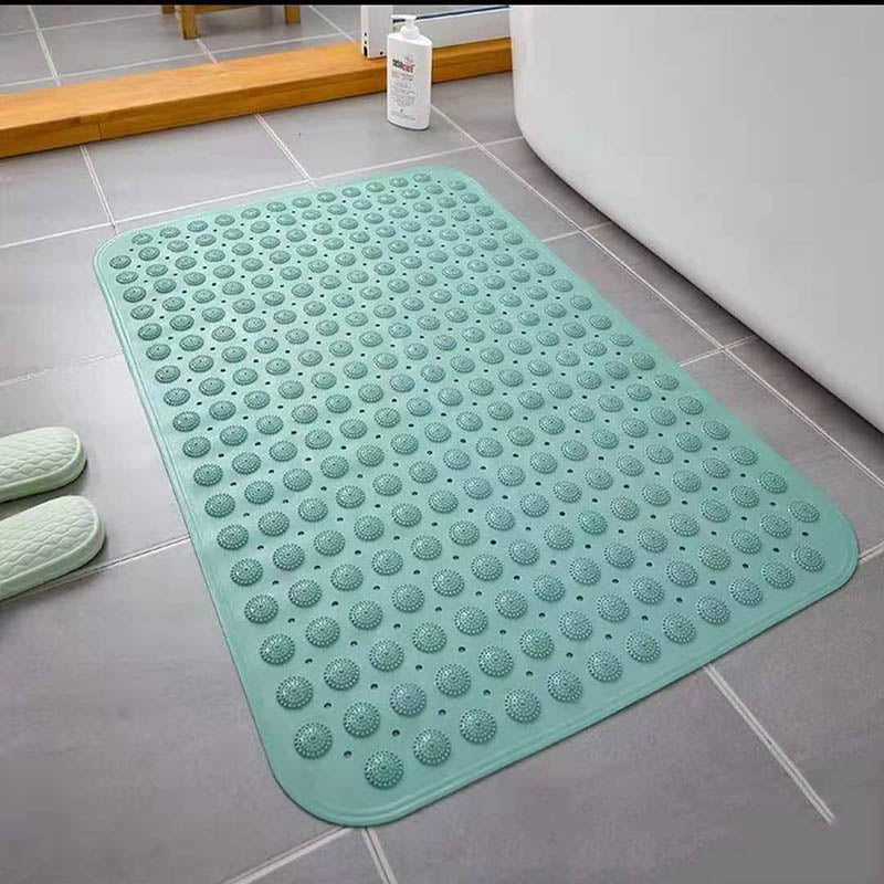 Tapete quadrado Mōva em PVC, limpeza com água corrente e sabão neutro