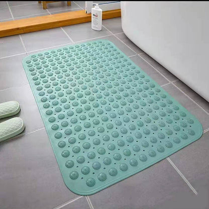 Tapete quadrado Mōva em PVC, limpeza com água corrente e sabão neutro