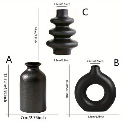 Vaso de Cerâmica Boêmio Decorativos - Mōva Decor