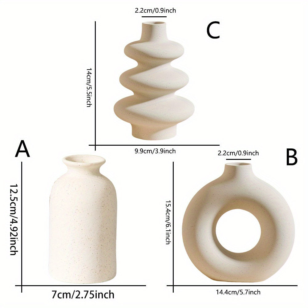 Vaso de Cerâmica Boêmio Decorativos - Mōva Decor