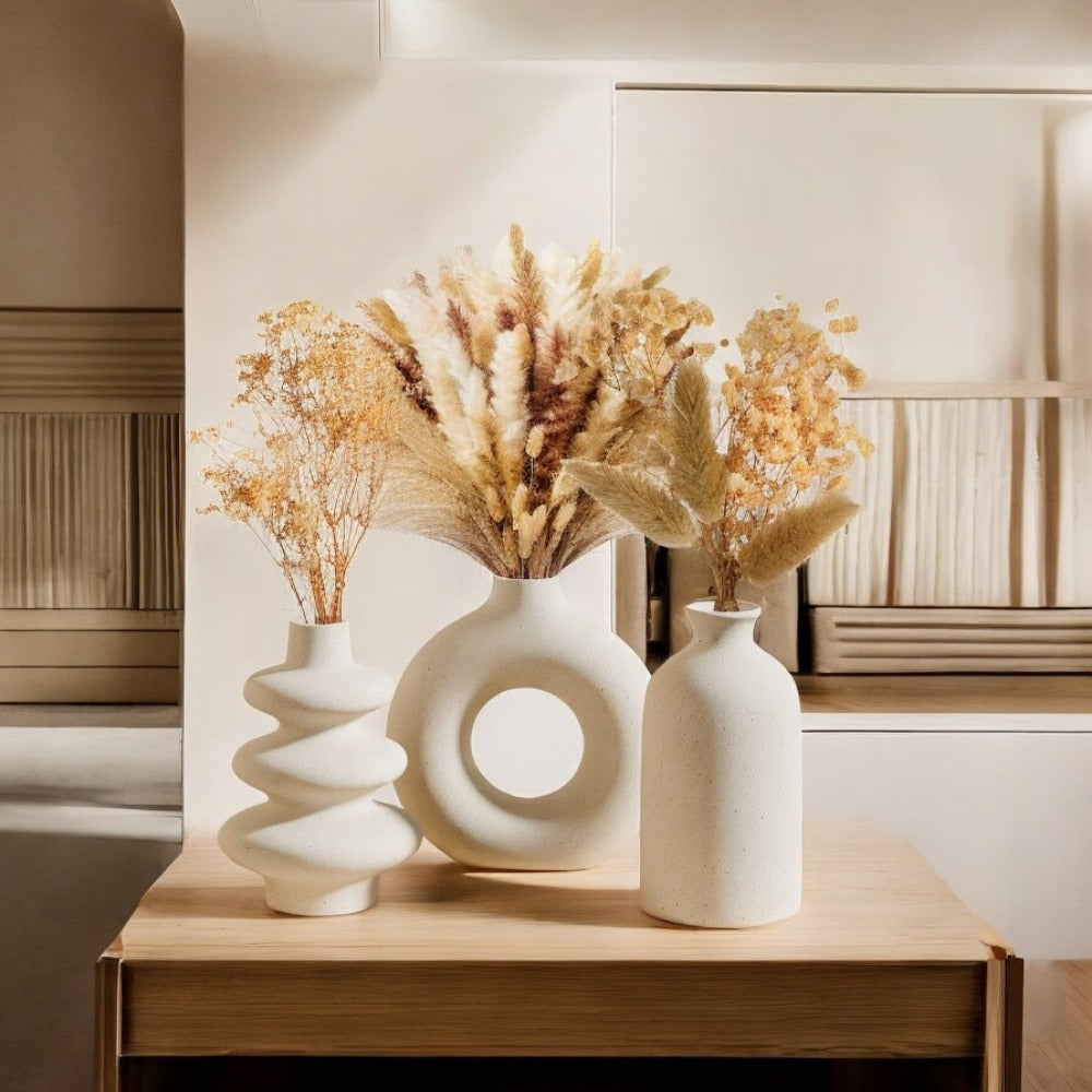 Vaso de Cerâmica Boêmio Decorativos - Mōva Decor