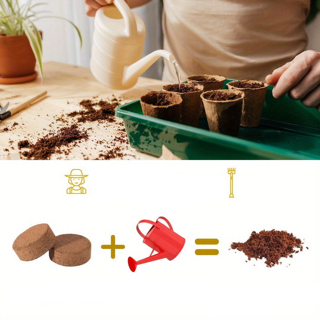 Cubos de Fibra Comprimida com Diâmetro 1,4 Polegadas - Mōva Decor