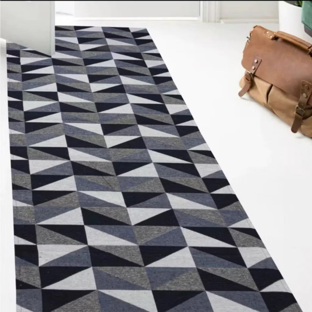 Tapete Passadeira Antiderrapante Jacquard Mōva