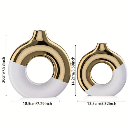 Conjunto de 2 Casos Cerâmicos Estilo Boho - Mōva Decor