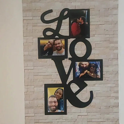 Éternité Love™ – Mural de Memórias do Amor - 4 Fotos 10x15 - Mōva Decor