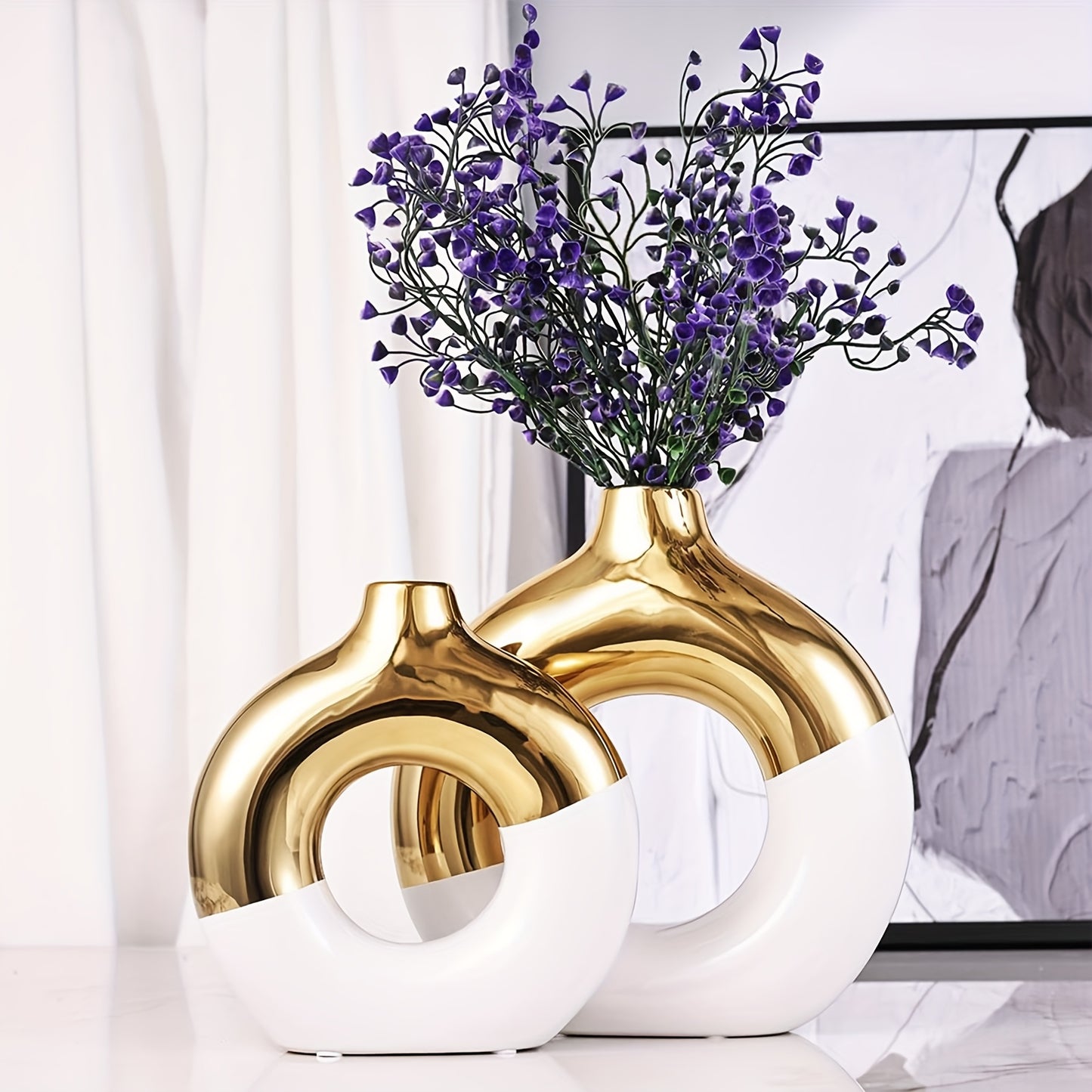 Conjunto de 2 Casos Cerâmicos Estilo Boho - Mōva Decor