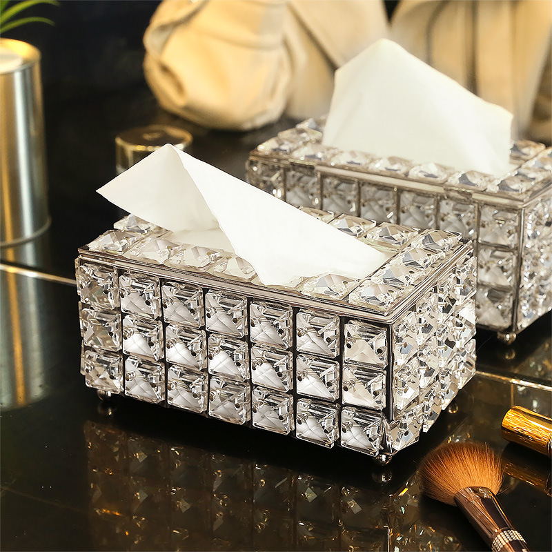 Porta-Lenços de Cristal Mōva — detalhe do acabamento | Mova Decor