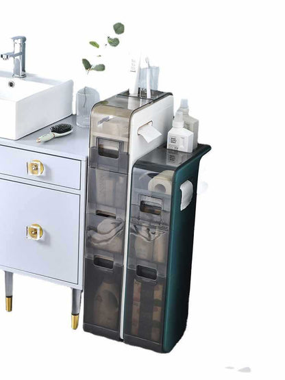 Organizador Gaveteiro Estreito Mōva — 2 Gavetas — composição / escala visual | Mova Decor