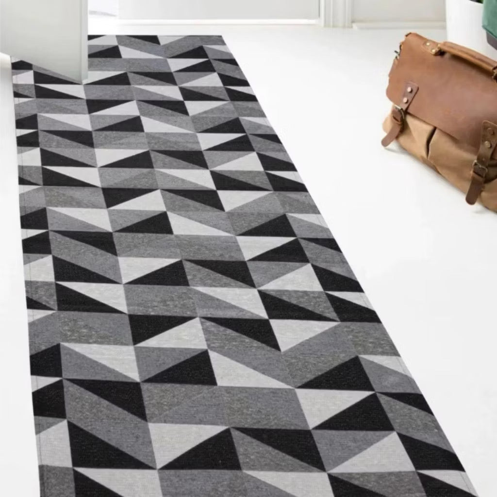 Tapete Passadeira Antiderrapante Jacquard Mōva
