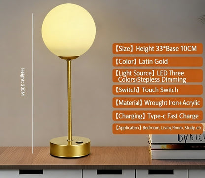 Aurum luminária globo acrílico translúcido com difusão de luz 360 graus