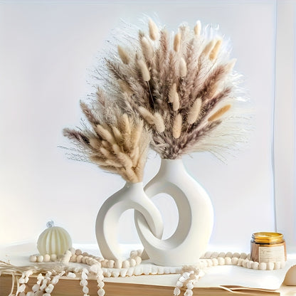 Conjunto de Vasos de Arte Branca - Mōva Decor