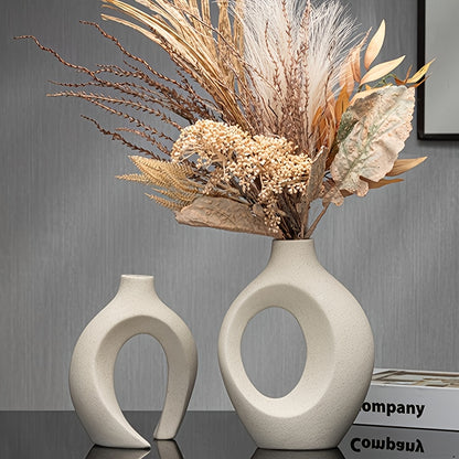 Conjunto de Vasos de Arte Branca - Mōva Decor