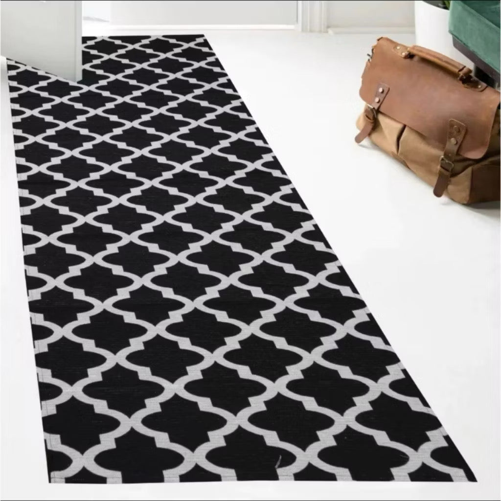 Tapete Passadeira Antiderrapante Jacquard Mōva