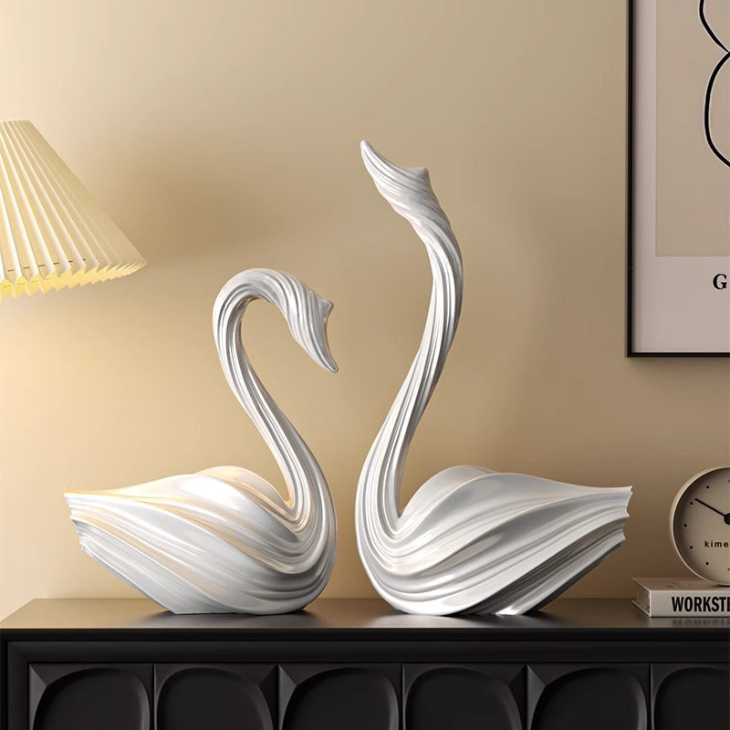 Escultura Cisne Abstrato Mōva — referência de uso no ambiente | Mova Decor