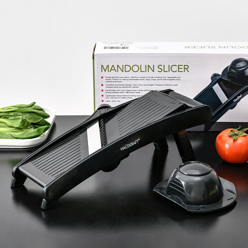 Cortador Fatiador Mandolin Inox - Mōva Decor — detalhe do acabamento | Mova Decor