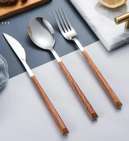 Casa Nobre™ – Faqueiro Premium 24 Peças