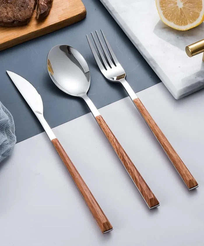 Casa Nobre™ – Faqueiro Premium 24 Peças
