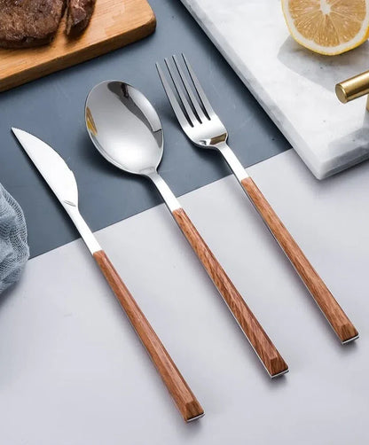 Casa Nobre™ – Faqueiro Premium 24 Peças