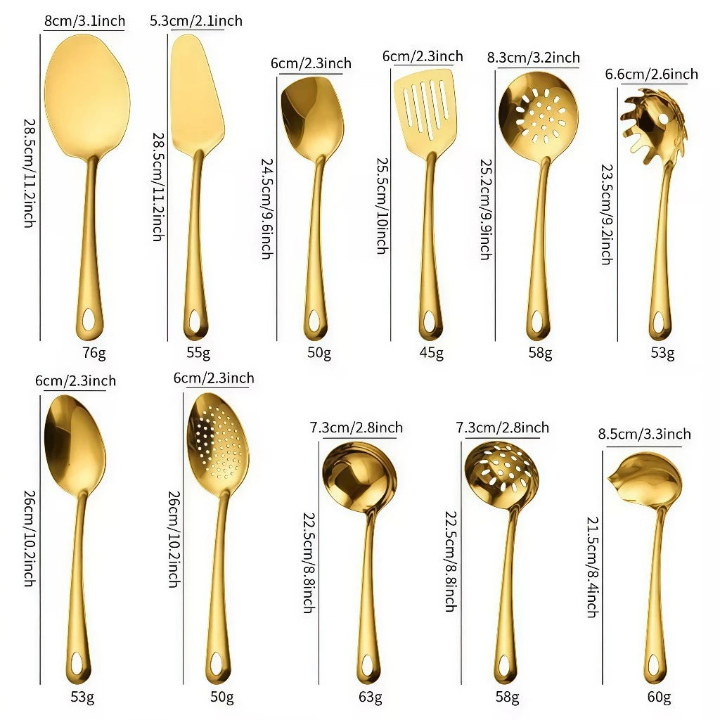 D’Oro Supreme™ – Kit Profissional 11 Peças - Mōva Decor