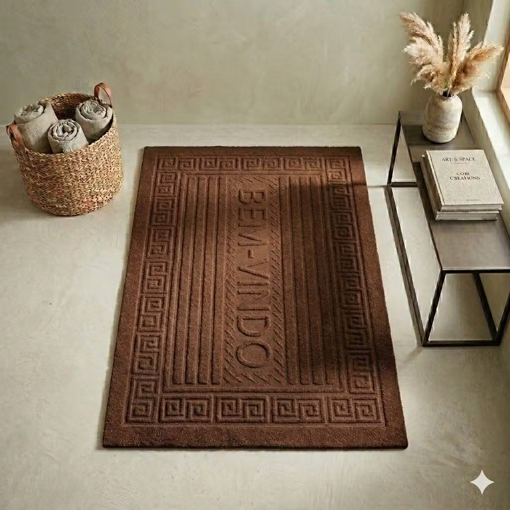 Capacho Decorativo em Relevo Mōva — 50 × 70 cm — variante / ângulo adicional | Mova Decor