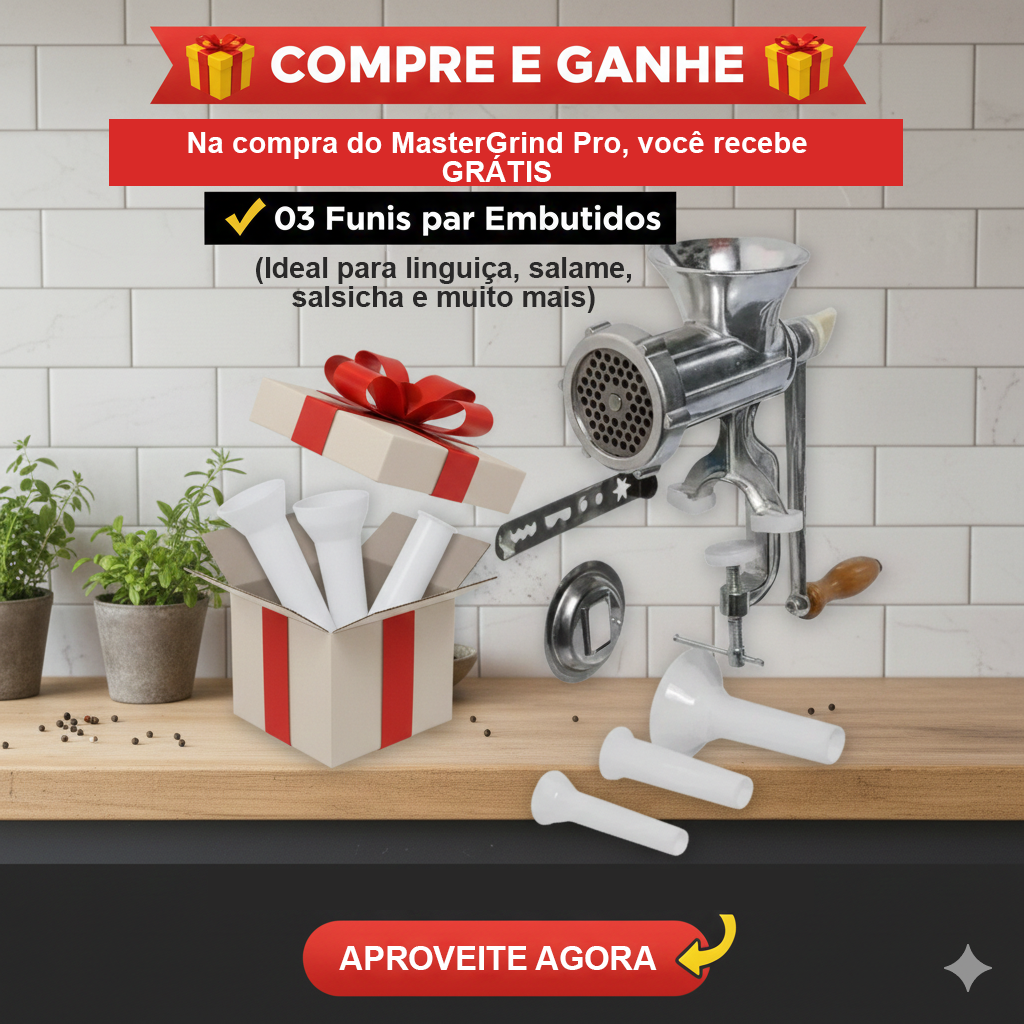 MasterGrind Pro - Moedor Multifuncional - Sabor de Casa - Mōva Decor