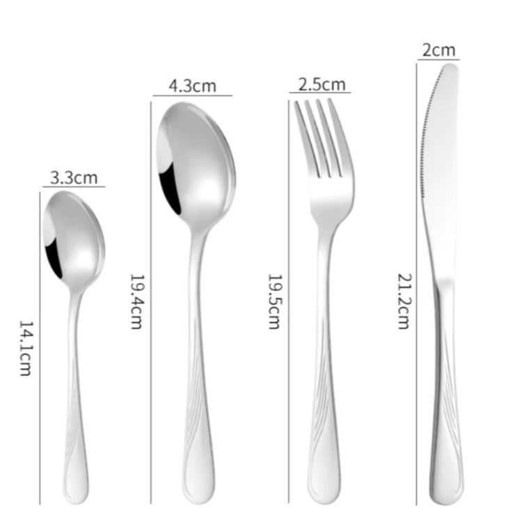 Imperiale Silver – Faqueiro Premium 24 Peças com Maleta - Mōva Decor
