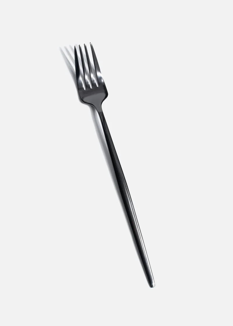 Jogo de Talheres Inox 24 Peças Preto Matte