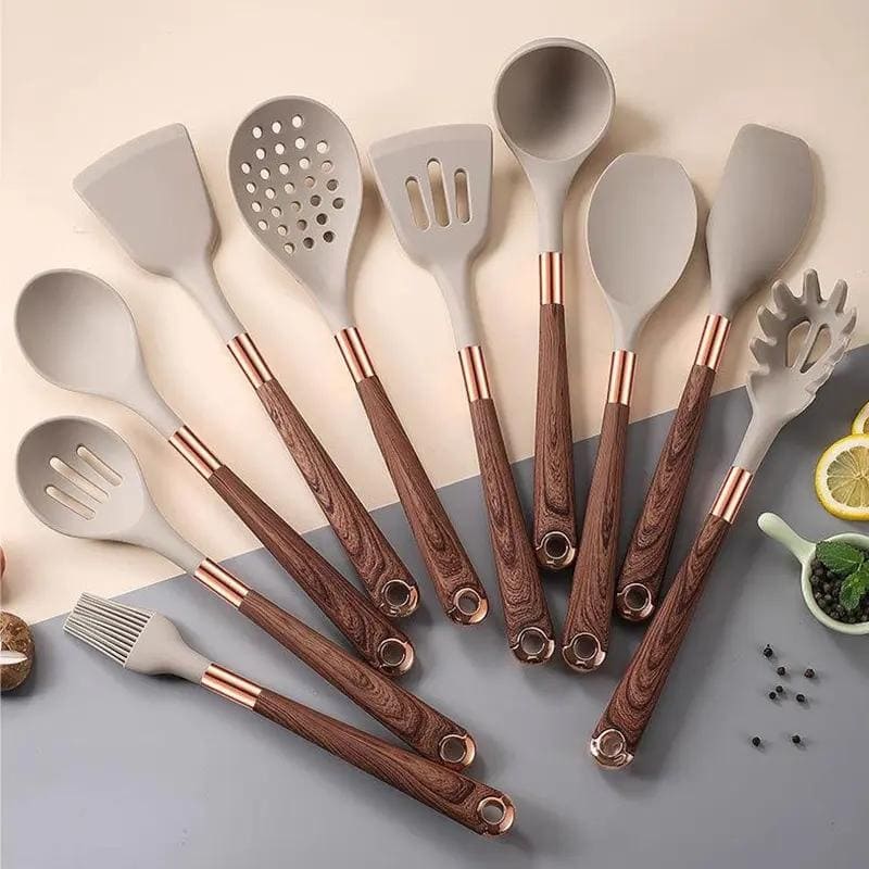 Kit Utensílios de Cozinha COMPRE 7 e LEVE 10 Peças - Mōva Decor