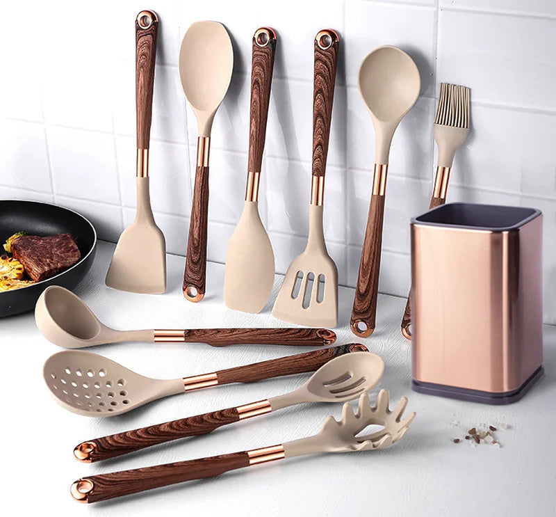 Kit Utensílios de Cozinha COMPRE 7 e LEVE 10 Peças - Mōva Decor