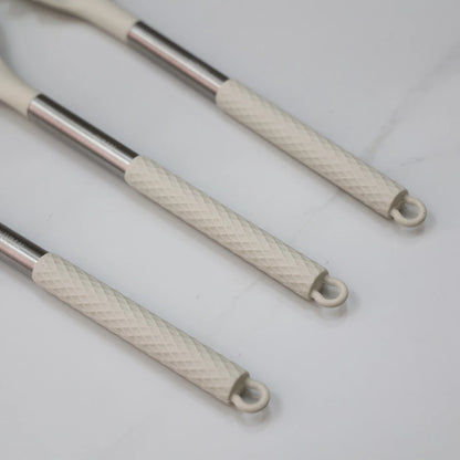 Kit 8 Utensílios de Cozinha de Silicone e Aço Inox - Mōva Decor