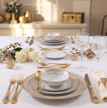 Monaco Classic – Faqueiro Premium 24 Peças - Mōva Decor — referência de uso no ambiente | Mova Decor