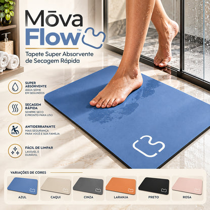 Mōva Flow — Tapete Super Absorvente de Secagem Rápida
