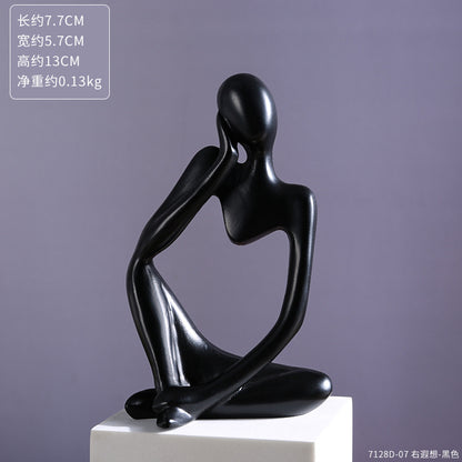 Ornamento escultural minimalista para hall e sala — Mova Decor