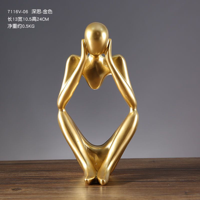 Galeria: vista residual da escultura abstrata contemplativa — Mova Decor