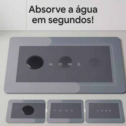 Base emborrachada antiderrapante do tapete AquaDry Comfort