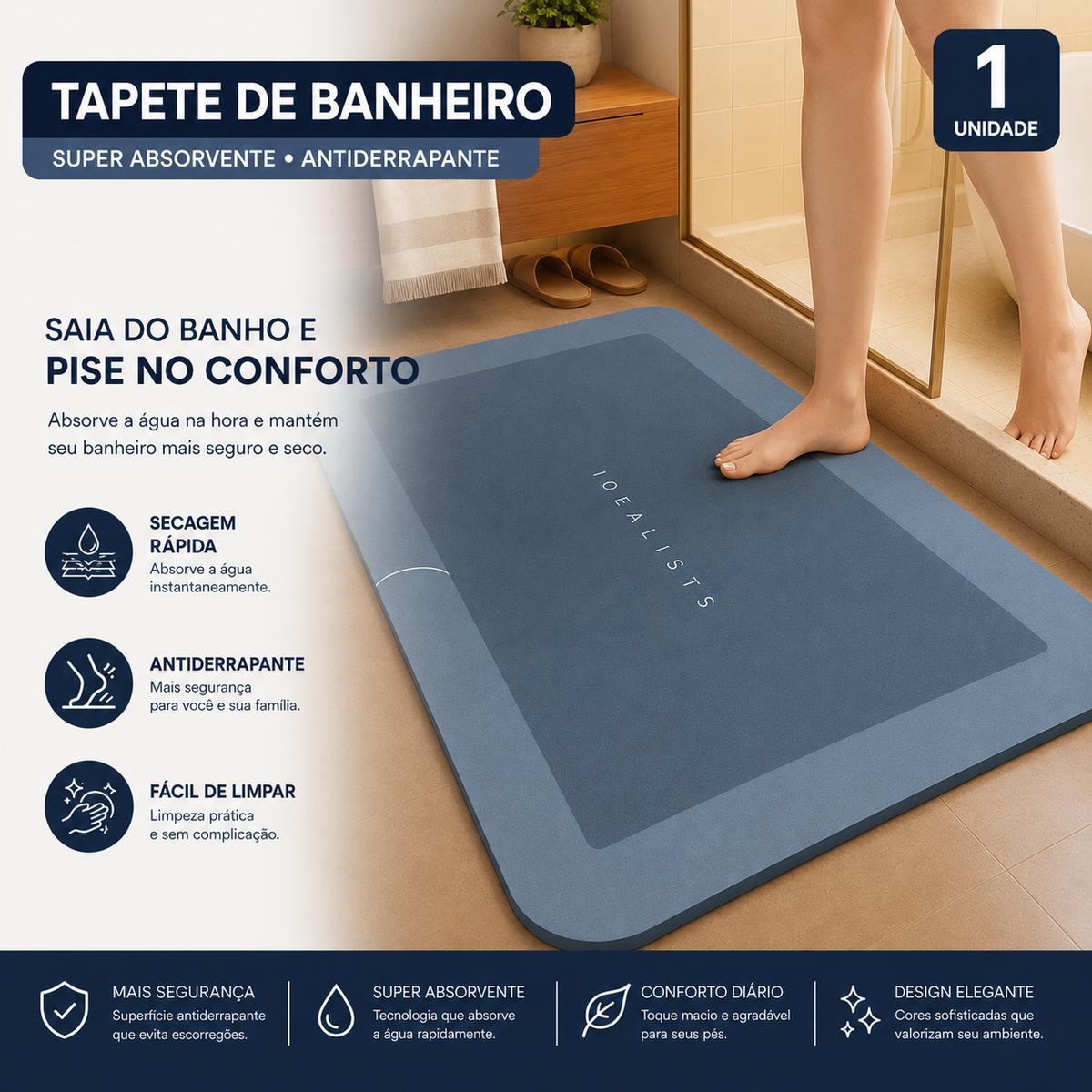 AquaDry Comfort na opção com uma unidade