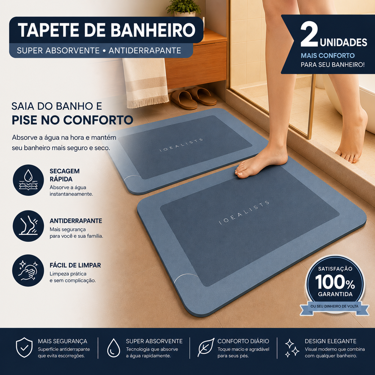 AquaDry Comfort na opção com duas unidades