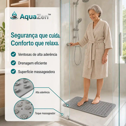 Tapete de box massageador AquaZen Mōva com ventosas