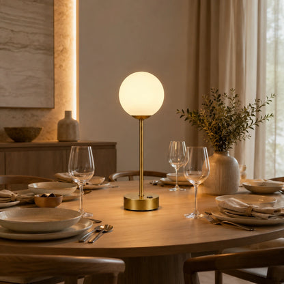 Aurum – Luminária de Mesa Recarregável Touch