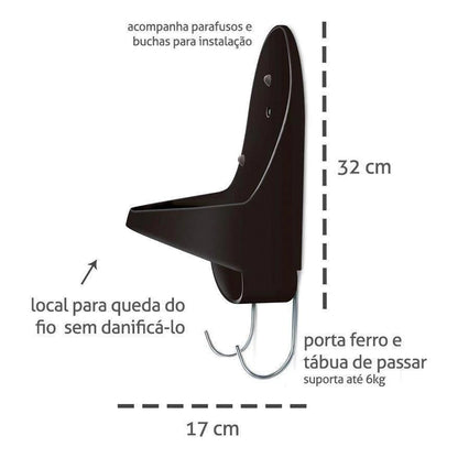 Secalux - Suporte para Ferro e de Tábua De Passar
