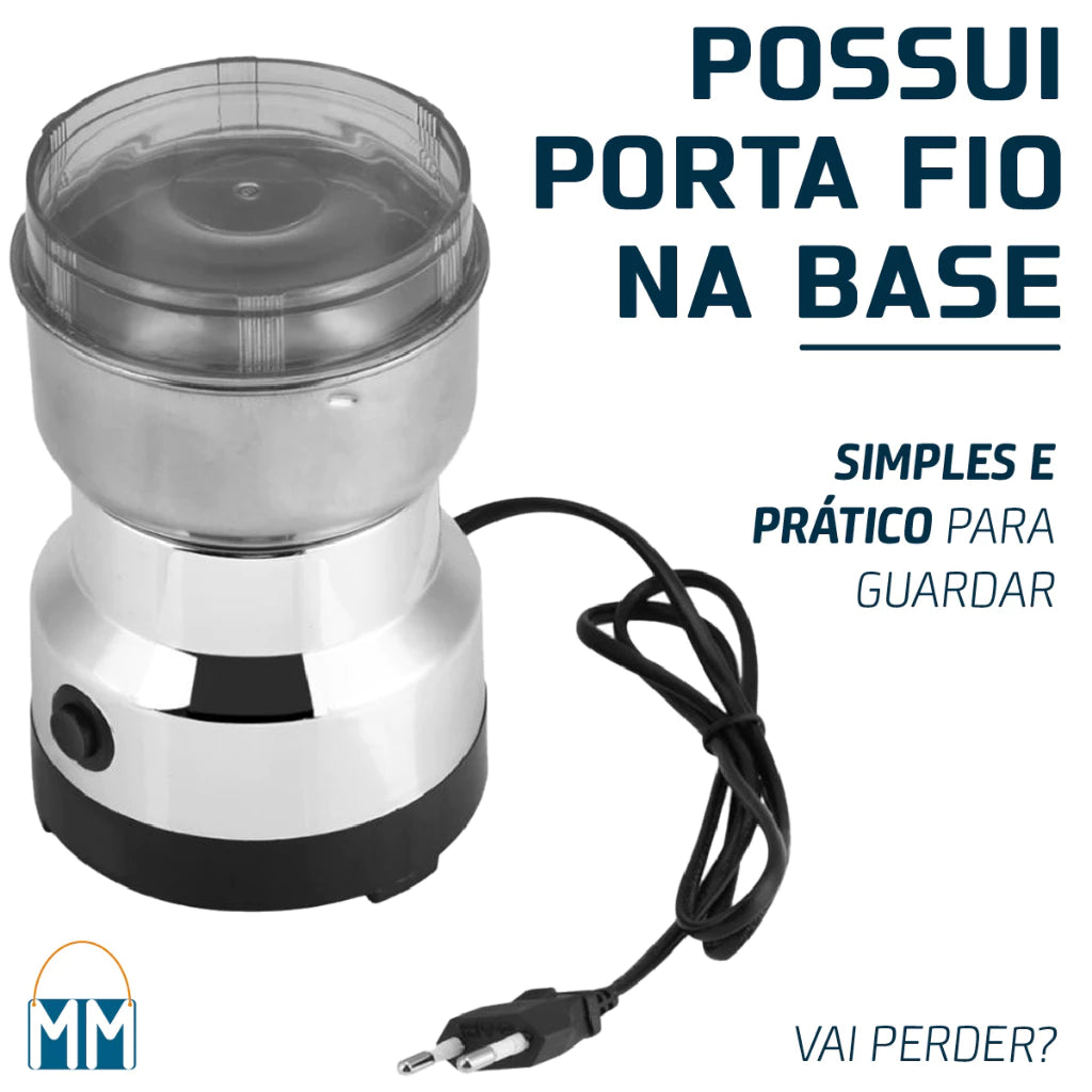 Moedor Elétrico Para Grãos - 110v e 220v - Mōva Decor