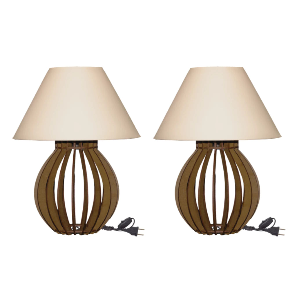 COMPRE 1 LEVE 2 unidades - Abajur La Finesse Cupula - Luminária Para Decoração Quarto e Sala - Mōva Decor