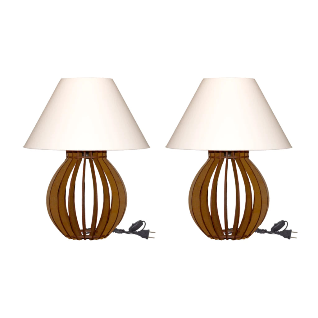 COMPRE 1 LEVE 2 unidades - Abajur La Finesse Cupula - Luminária Para Decoração Quarto e Sala - Mōva Decor