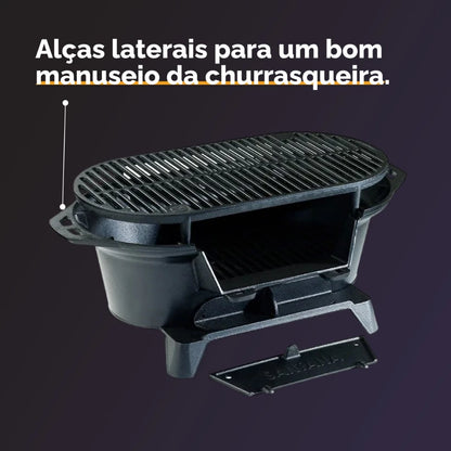 Churrasqueira de Ferro Fundido Campeira Resistente Santana