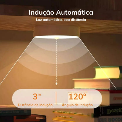 LumiSense™ – Luminária LED Inteligente Sem Fio com Sensor de Presença