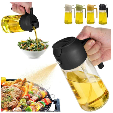 Gourmet Duo™ – Dosador 2 em 1 de Vidro - Mōva Decor