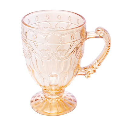 Maison Âmbar™ – Xícaras de Cristal Vintage 190ml (6 un.)