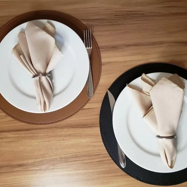 Jogo Americano Courino Dupla Face com Suplat Mesa Posta Premium – Mōva Decor